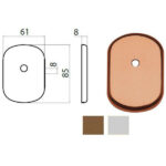 BOCCHETTA GHIBLI ALL BRO 62x86 POMOLO 77298628104 GHIDINI ACCESSORI BLINDATE   S GHIDINI