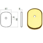 BOCCHETTA GHIBLI OTT LUC 62x86 POMOLO 77298628112 GHIDINI ACCESSORI BLINDATE   S GHIDINI