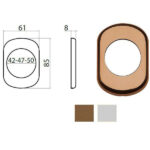 BOCCHETTA GHIBLI ALL BRO 62x86 PROTETTORE 77298626604 GHIDINI ACCESSORI BLINDATE   S GHIDINI