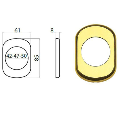 BOCCHETTA GHIBLI OTT LUC 62x86 PROTETTORE 77298626612 GHIDINI ACCESSORI BLINDATE   S GHIDINI