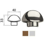 POMOLO MEZZALUNA ALL BRO FORO 8 77048228704 GHIDINI ACCESSORI BLINDATE   S GHIDINI