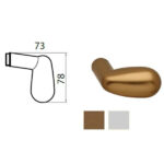 MANIGLIA PIGNA 2008 ALL BRO 72008018404 GHIDINI ACCESSORI BLINDATE   S GHIDINI