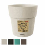 VASO ETHICA TONDO RIS.ACQUA GESSO 15 h 15 STEFANPL 68000 VASI PLASTICA                F STEFANPLAST