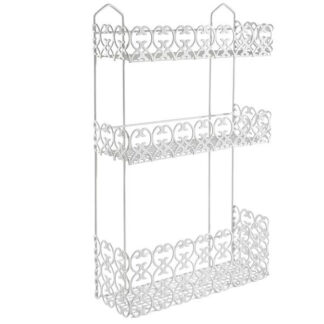 MENSOLA BAGNO FLORENZ RETT. 3P 30x10 h 51 METALTEX 42.43.03 MENSOLE BAGNO                C METALTEX