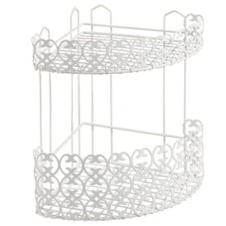 MENSOLA BAGNO FLORENZ ANGOL.2P 25x25 h 31 METALTEX 42.37.02 MENSOLE BAGNO                C METALTEX