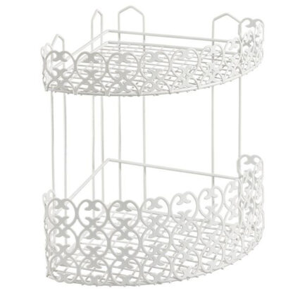 MENSOLA BAGNO FLORENZ ANGOL.2P 25x25 h 31 METALTEX 42.37.02 MENSOLE BAGNO                C METALTEX
