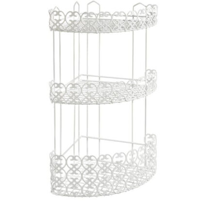 MENSOLA BAGNO FLORENZ ANGOL.3P 25x25 h 51 METALTEX 42.45.03 MENSOLE BAGNO                C METALTEX
