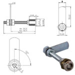 CILINDRO LEVETTA mm 20 D.19 TRIANGOLO   160500 OMR 160500 OMR CILINDRI                 S