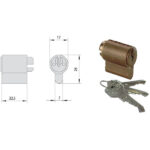 CILINDRO ESTERNO 10                02649-10-0 CISA 02649.10.0 CISA CILINDRI                S CISA