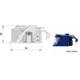 BOBINA ELETTROSERRATURE V.12 DX    07120-00-1 CISA 07120.00.1 CISA VARIE                   S CISA