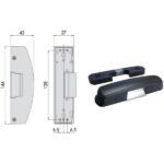 INCONTRO ELETTRICO MANIGLIONI      07083-90-0-CISA 07083.90.0 CISA ANTIPANICO              S CISA