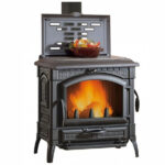 STUFA LEGNA GHISA ISOTTA EVO CERCHI   NERA NORDICA 3002240 - 5 S STUFE LEGNA                  F LA NORDICA