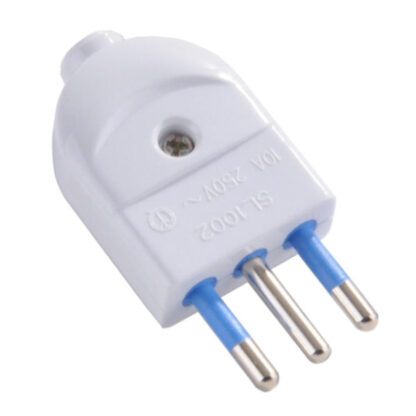 SPINA DIRITTA 10A+T        BIANCA BL SYNTESY 00357 SL1002 SPINE E ADATTATORI EL        F SYNTESY
