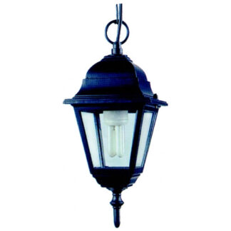 LANTERNA NEW YORK SOSPESA       NERA SYNTESY 00491 4205/BK LAMPADE STATICHE             F SYNTESY