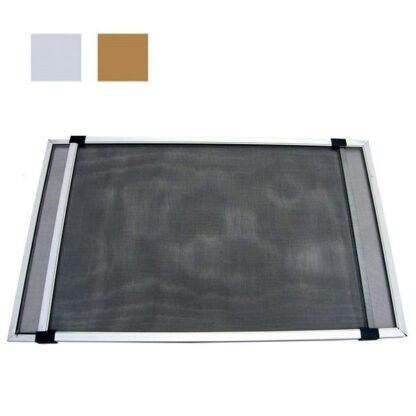 ZANZARIERA ESTENS.FV BRONZ 100/193 h 75 ZEEP 01167  RETE ZANZARIERA              F ZEEP