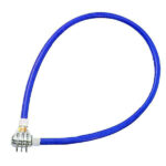 LUCCHETTO CICLI cm  65 COMBINAZIONE   SICURO 02364 AZ527-C CATENE E LUCCHETTI ANTIFURTO S SICURO