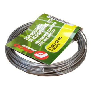 FILO ACCIAIO INOX mm 0,60 g  50 m 20            FC 15090601 FILO INOX                    F FACOPLAST