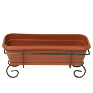 PORTAVASO APPOGGIO GEMMA NERO VASO 30x13     BUZZI LG31 PORTAVASI                    F METALLURGICA BUZZI