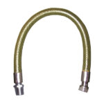 TUBO GAS INOX M1/2"-F1/2" 100 RIVESTITO F0001-00759MA TUBI GAS                     F PSP