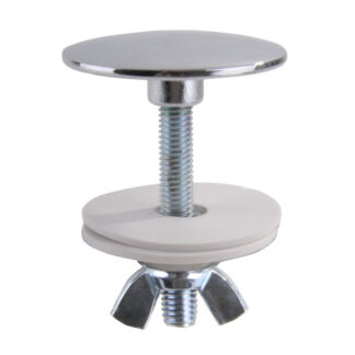 TAPPO COPRIFORO CROMATO VITE LUNGA mm 43 510 TAPPI LAVABI                 F SASSI