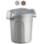 BIDONE UNIVERSALE SPEEDY SILVER       l 8 STEFANPL 70250 BIDONI IMMONDIZIA            C STEFANPLAST