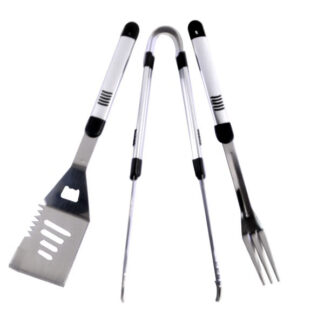 POSATE BARBECUE Pz. 3 M/CO ALL   INX LAPILLO 00648 3109 ACCESSORI BARBECUE           C LAPILLO