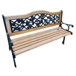 PANCHINA GHISA/LEGNO EDERA      cm 126 VETTE 03805 G232 PANCHINE                     C VETTE