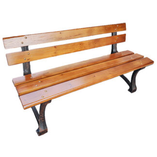 PANCHINA GHISA/LEGNO GIARDINO   cm 150 VETTE 03806 G272B PANCHINE                     C VETTE