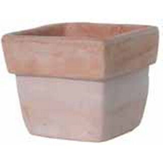 VASO STILOFORA QUADRO TERRACOTTA      25x25 TELCOM G11625 *VASI TERRACOTTA             F TELCOM