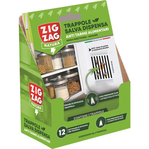 ANTITARME ALIMENTARI                  Pz 2 ZIG-ZAG 601 TRAPPOLE INSETTI             C ZIGZAG