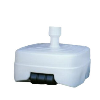 BASE OMBRELLONI PLASTICA BIANCA RUOTA 245 BASI OMBRELLONI              C CN CONTINENTAL
