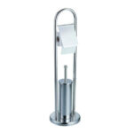 PORTASCOPINO WC INOX ACQUA C/ROT.  h 80 XTRA 03737  SCOPINI WC                   C XTRA