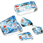 VASCHETTA ALL COP.20x14 h 3,0 Pz  4 F02   COGEPACK F02 CONTENITORI ALLUMINIO        C COGEPACK
