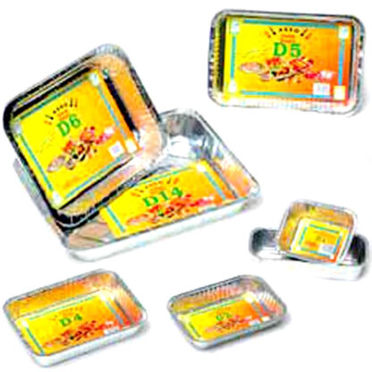 VASCHETTA ALL     24x18 h 4,2 Pz 50  TR30 COGEPACK TR30 CONTENITORI ALLUMINIO        C COGEPACK