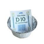 CONTENITORE ALL BUDINO    9 h 4 Pz 12 D10 COGEPACK D10 CONTENITORI ALLUMINIO        C COGEPACK