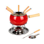 FONDUTA SMALTATA LUCIDA ROSSA            Pz 12 EVA 070604 FONDUTE                      C EVA