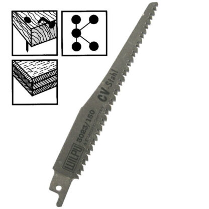 LAMA GAT.mm 150 d.4,2 W-PL        Pz 5  3023 WILPU 1240000005 LAME SEGHETTI ALTERNATIVI    F WILPU
