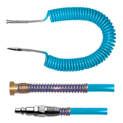 TUBO SPIRALE PU 8/12 BAIONETTA/RAPIDO M 12,00 SPAGAR1212BD TUBI ARIA COMPRESSA          F SPIRALFLEX