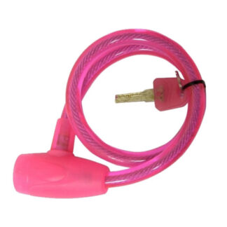LUCCHETTO CICLI cm  65 LUSSO ROSA     SICURO 05403 436 PINK *CATENE ANTIFURTO            F SICURO