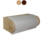 PORTAROTOLO LEGNO A PARETE NOCE           cm 27x14 156 PORTAROTOLI CUCINA           C MEETING