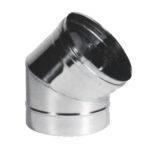 GOMITO INOX SETTORI 45^ 25                   MARAL PSCQ45 TUBI INOX                    F MARAL