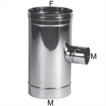 GOMITO T INOX 12 LATERALE 8 M                MARAL PSRR27 TUBI INOX                    F MARAL