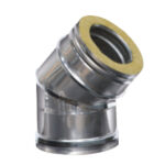 GOMITO INOX SETTORI 45^ 20/25             DP MARAL DPCQ45 TUBI INOX                    F MARAL