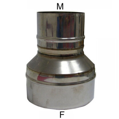 ADATTATORE INOX MP 8M-DP 8/13             DP MARAL DPRC098013080M TUBI INOX                    F MARAL