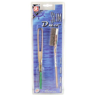 SPAZZOLA SLIM DUO ACC INOX + NYLON     Pz 2 BL SIT SLIMDUO-027 SPAZZOLE FERRO MANUALI       F SIT