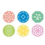 DISCHI DECORATORI TORTE Pz 6       DELICIA TESCOMA 630676 GADGET CUCINA PASTICCERIA    C TESCOMA