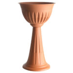 VASO ALBA COLONNA COCCIO         cm 43 h 74,5 BAMA 31904 VASI PLASTICA                F BAMA