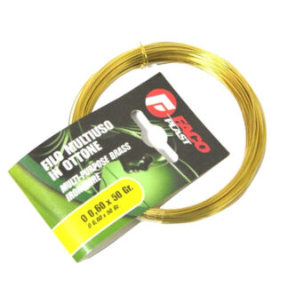 FILO OTTONE N. 1 mm 0,60 g 50                   FC 15060601 FILO OTTONE                  F FACOPLAST