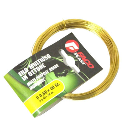 FILO OTTONE N. 1 mm 0,60 g 50                   FC 15060601 FILO OTTONE                  F FACOPLAST