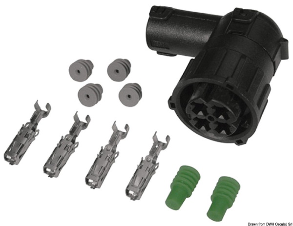 Connettore di uscita per 14.383.12/24 14.383.50 0 - immagine 3